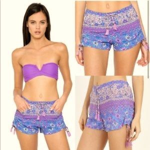 SPELL boho blossom shorts